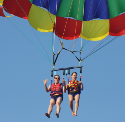 parasailing